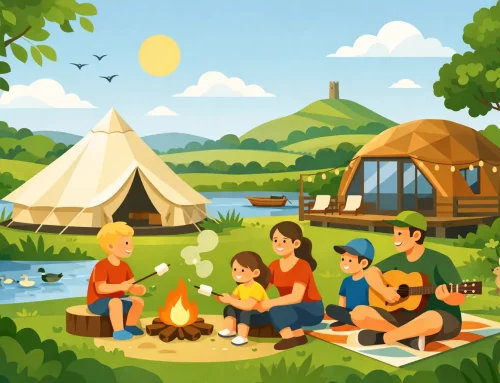 Family Glamping Breaks in Somerset Kids will Love!