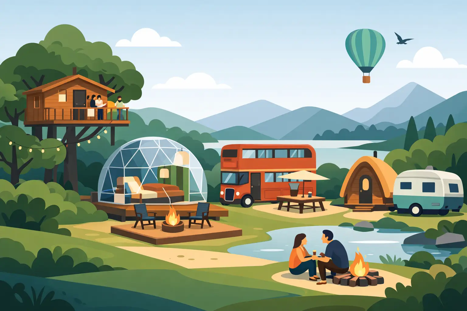 Why Quirky Glamping Stays UK Are Booming