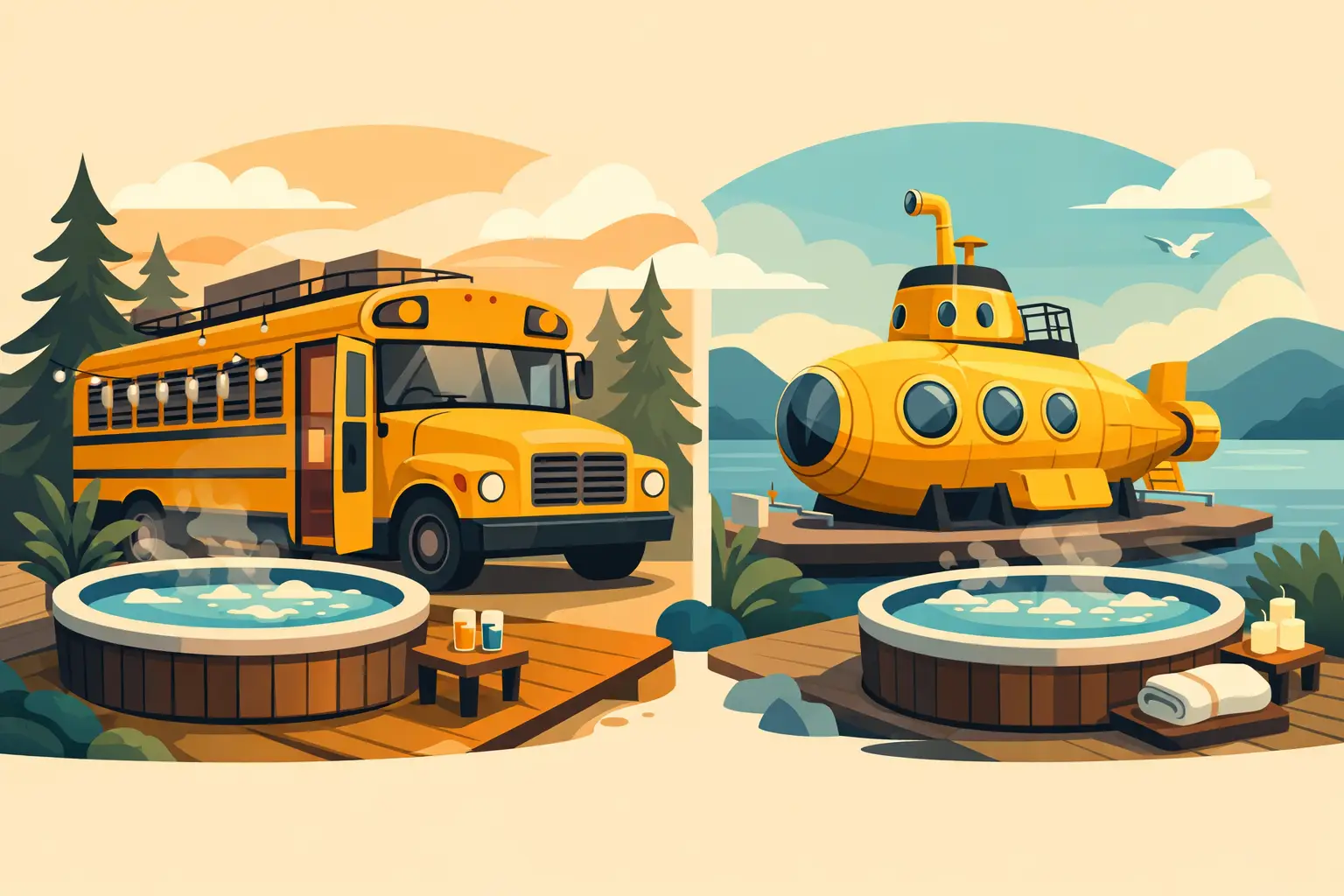 Quirky Stay With Hot Tub for a Proper Escape