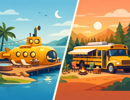 Why a Yellow Submarine Glamping Stay Beats a Pod