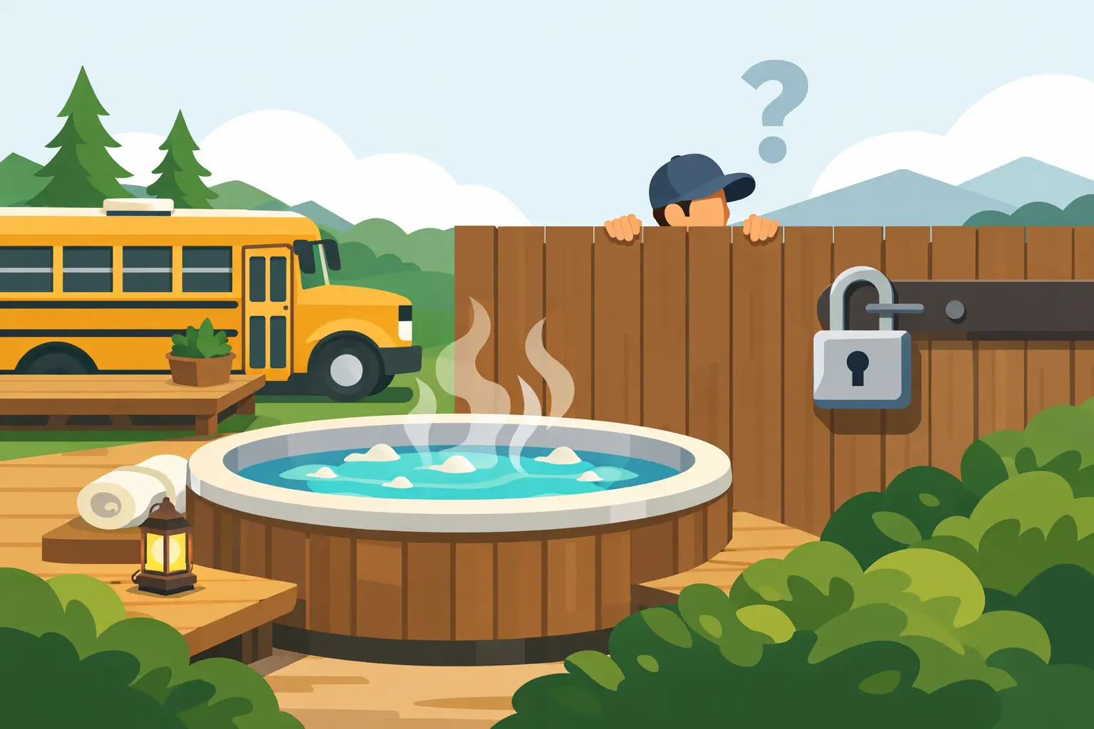 Are Campsite Hot Tubs Private? What to Check