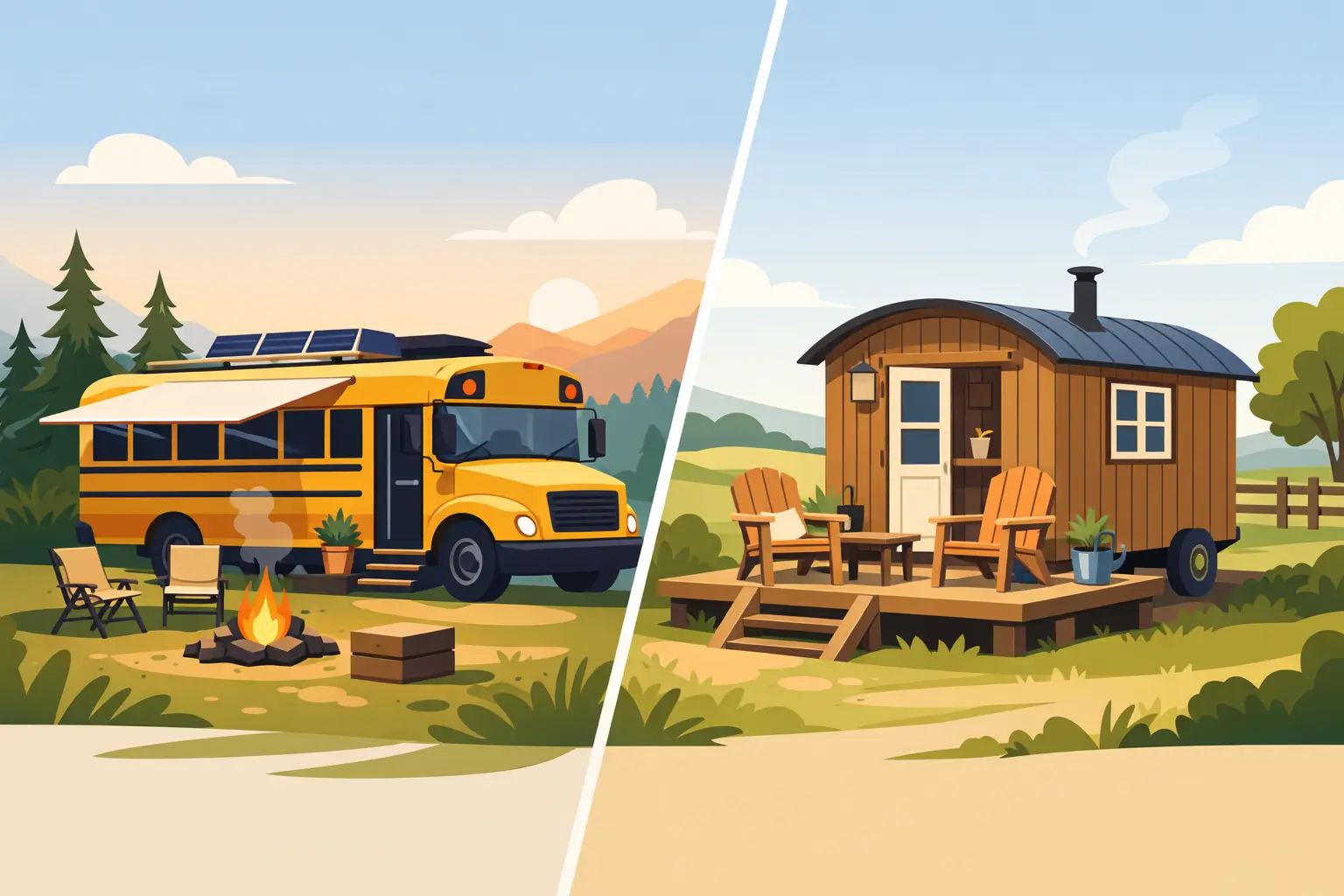 Bus Stay vs Shepherd Hut: Which Feels More You?