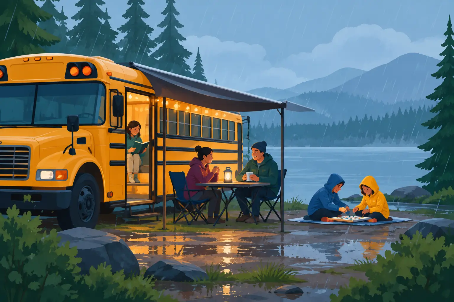 12 Best Rainy Day Campsite Activities for All