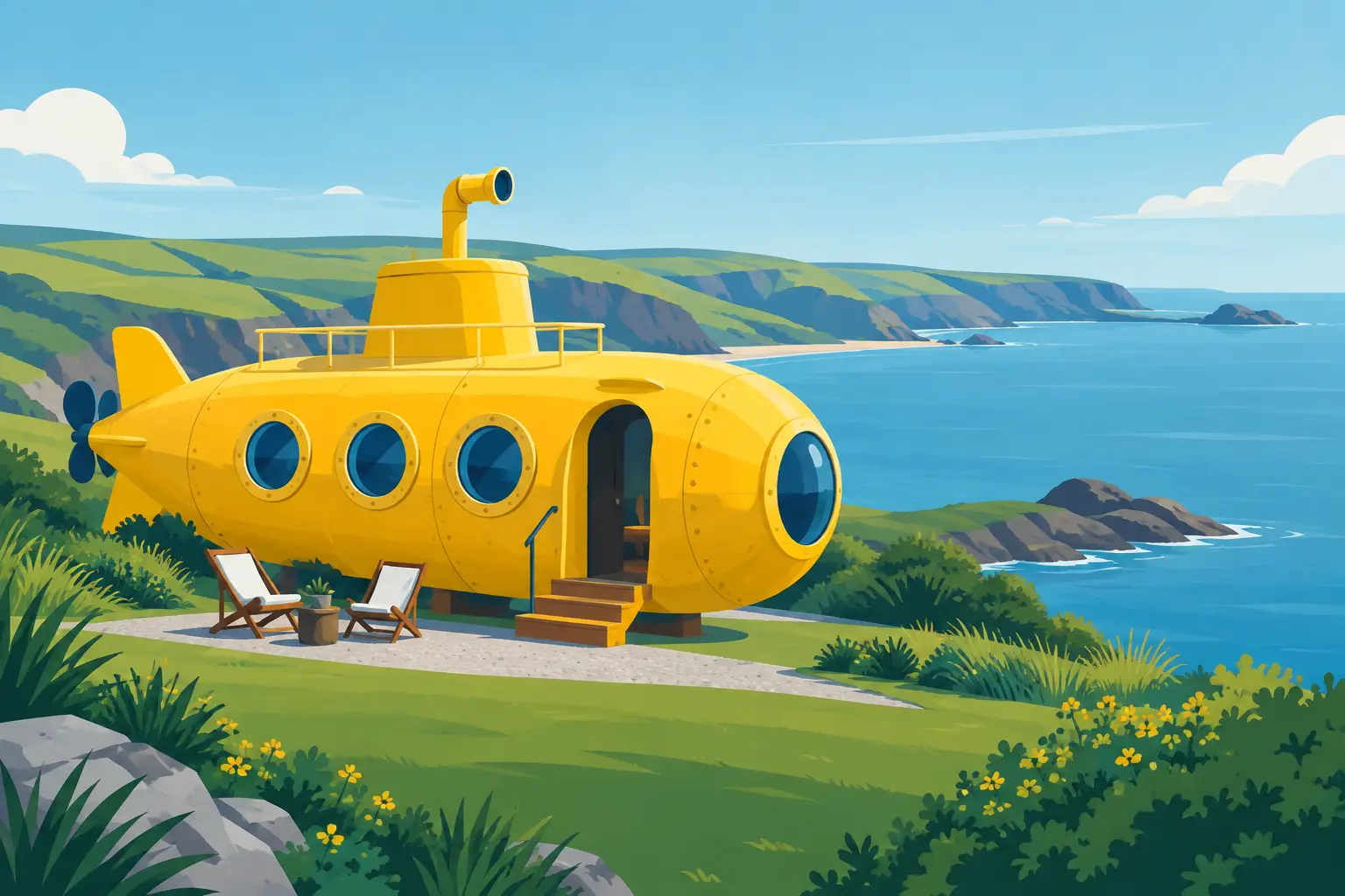 A Guide to Yellow Submarine Stays in Devon