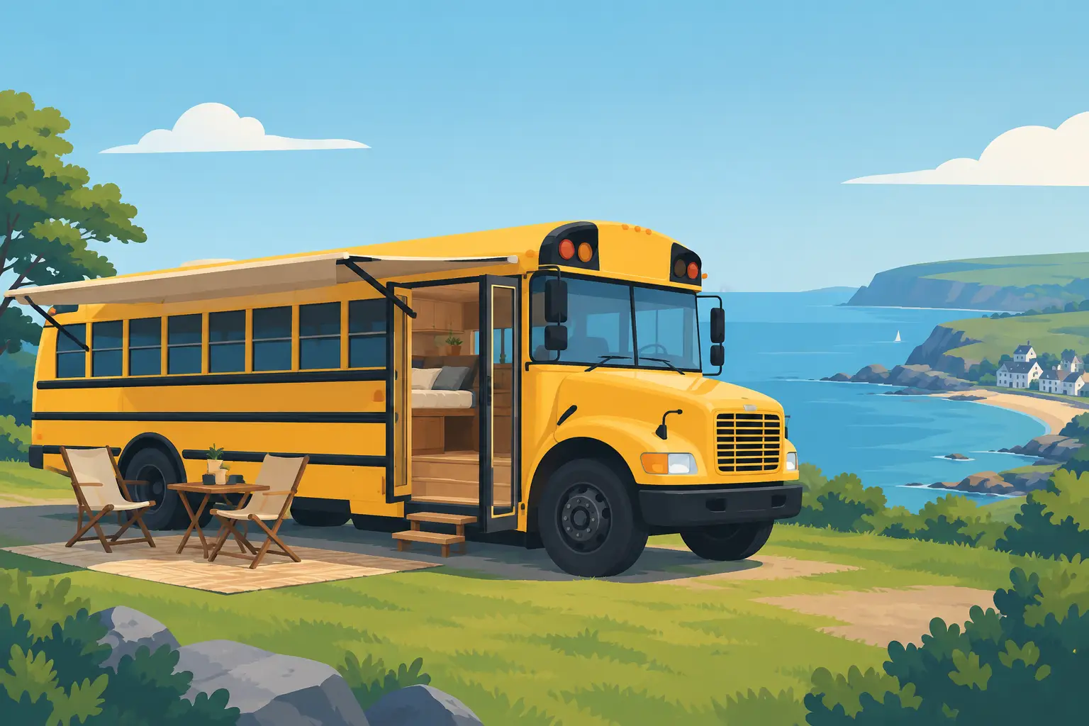 Are Converted Buses Comfortable for a UK Break?
