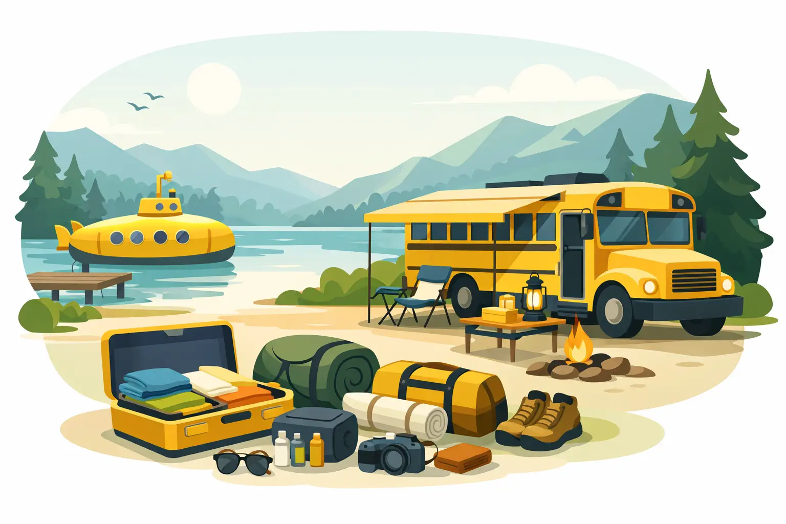 How to Pack for Luxury Camping Without the Kitchen Sink
