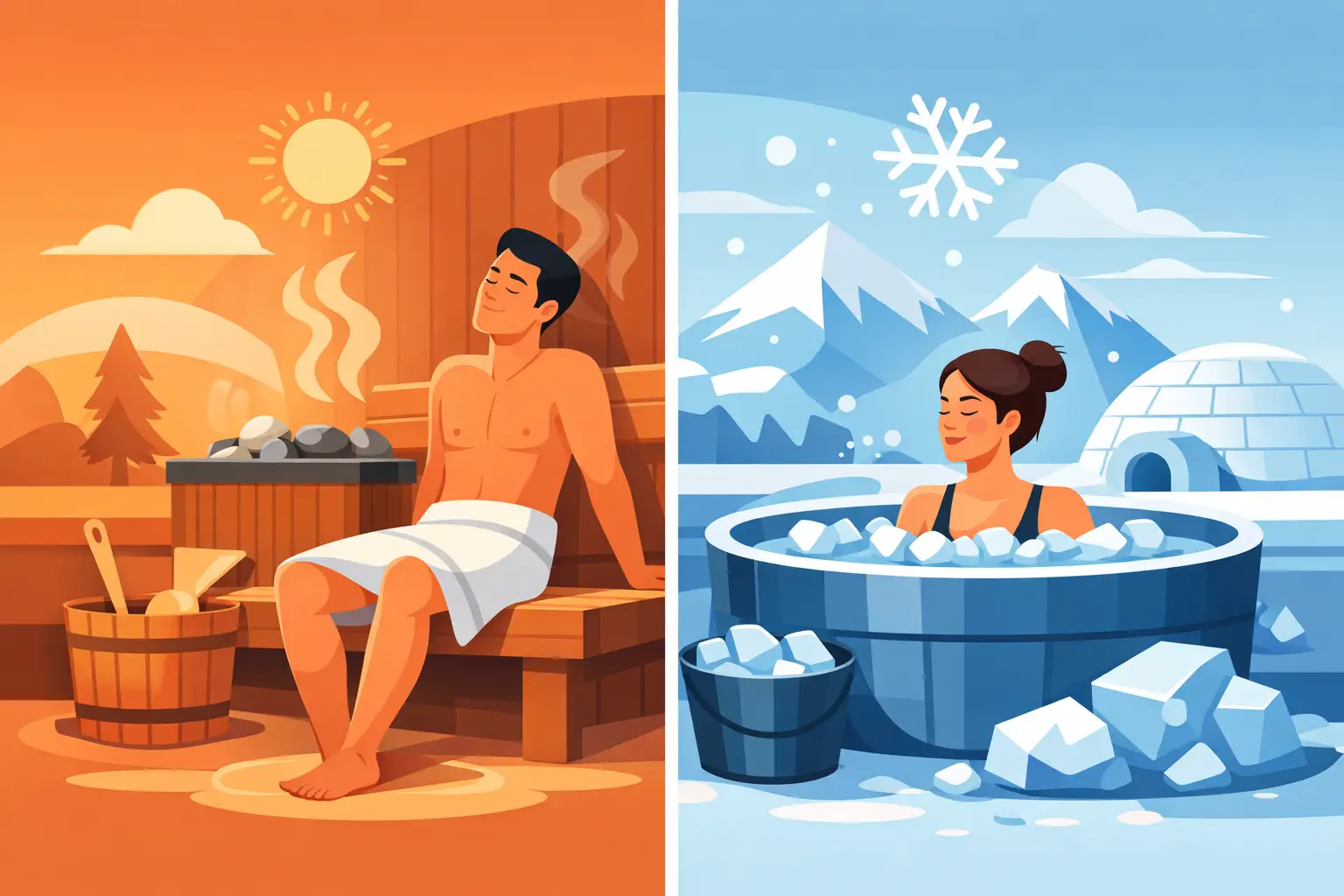 Sauna Versus Ice Bath: Which Feels Better?