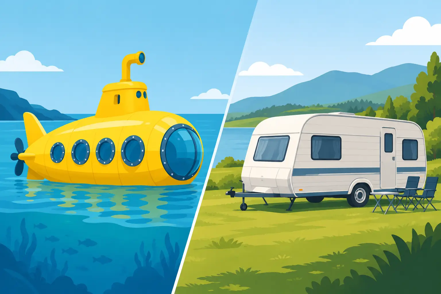 Themed Accommodation Versus Caravan Holidays