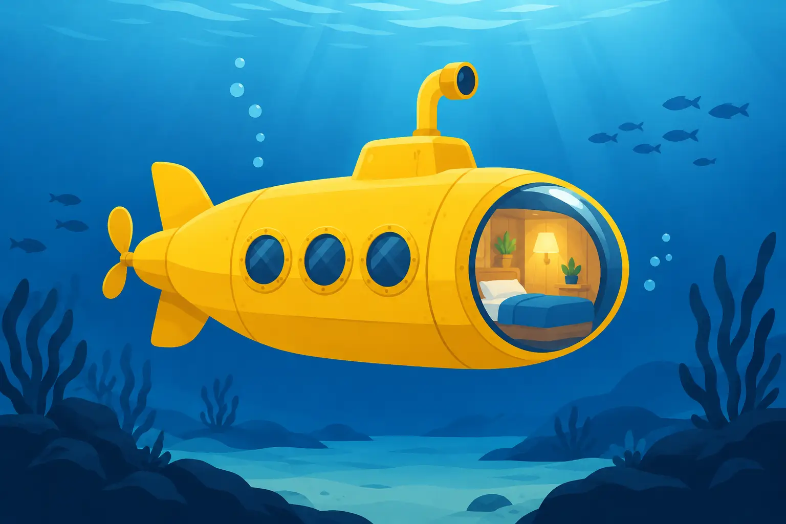 Is Yellow Submarine Accommodation Heated? Yes.