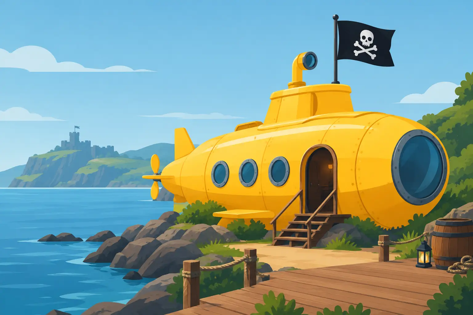 Pirate Themed Accommodation UK for Big Escapes